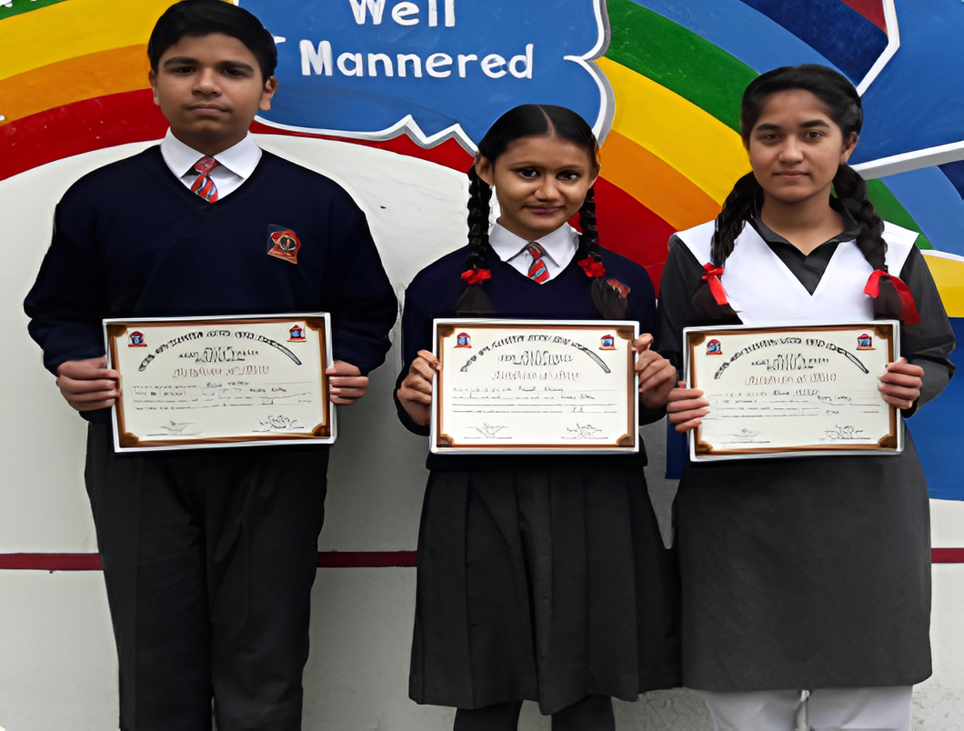 3rd Position by Three students